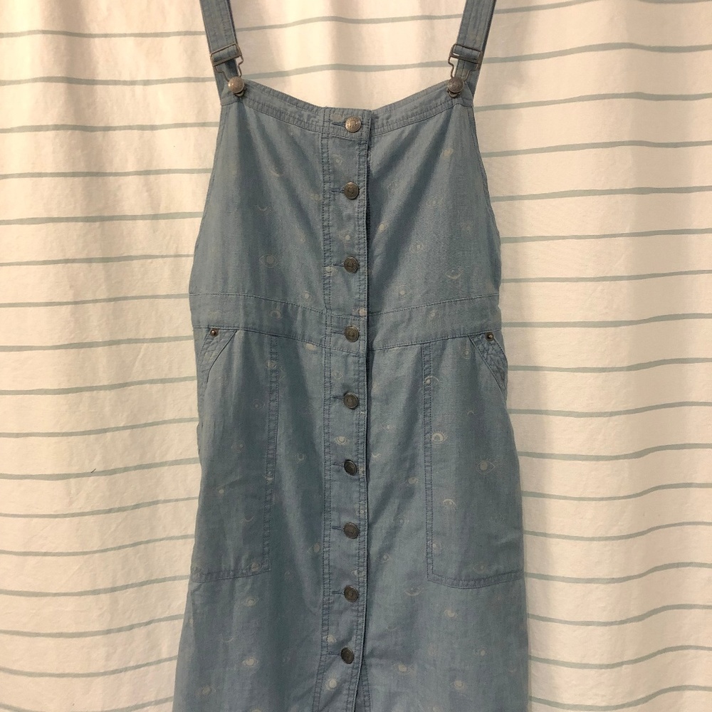 Brooklyn Industries Jean Skirt Overalls